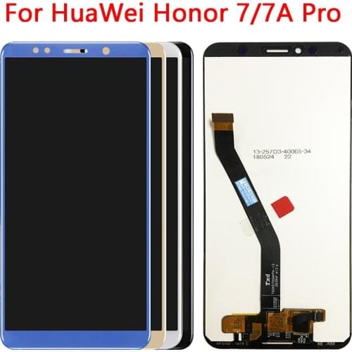 Original AUM-L29 LCD For Huawei Honor 7A Pro LCD Screen Display With Frame For Honor 7C Touch Screen ATU-LX1 Digitizer Assembly