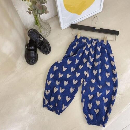 Pants Full Length Cotton Elastic Waist Casual Fashion New Comfortable Simple Spring Autumn Unisex Children Clothes for Kids