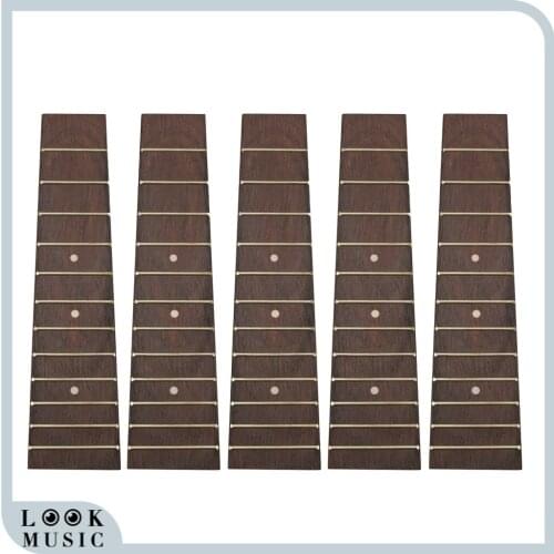 5x Ukulele Fretboard For Soprano Hawaii Guitar Replacement 12 Fret Uke Ukulele Accessories Ukulele DIY Soprano 21 Inch Ukulele