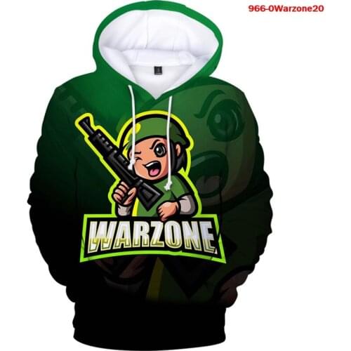 Hot Sale 3D Men Hoodies Call of Duty Warzone Printed Modern Warfare Kids Women PUBG Sweatshirt Popular Game Sudaderas Clothes