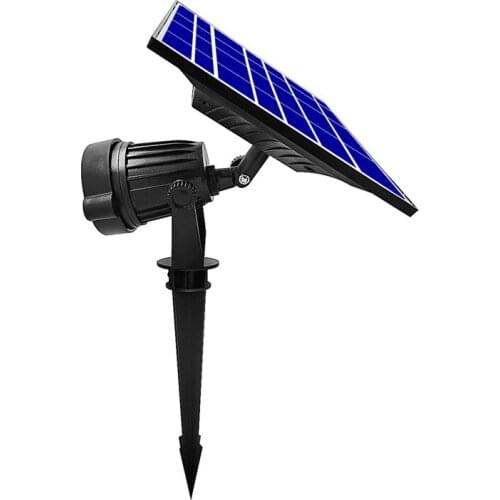 GYLBAB Solar Powered Spot Shot Light Lawn Flood Outdoor Garden LED Wall Lamp Landscape Light Outdoor Security Waterproof Wedge