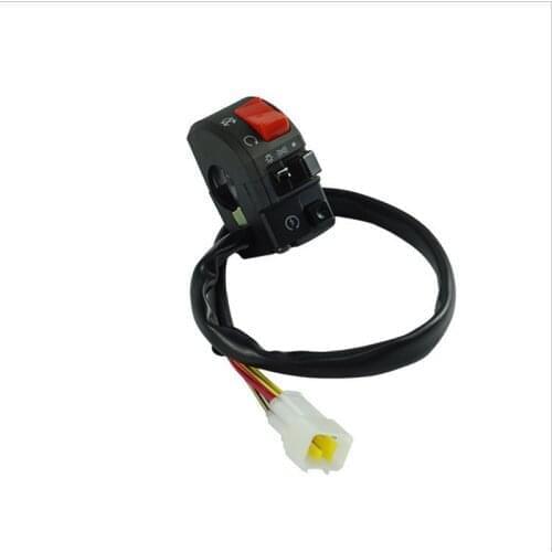 Huanglong Motor Handlebar Switch Handlebar On Off Button Kill Switch Headlight Button Handlebar Controller Switch For Motorcycle