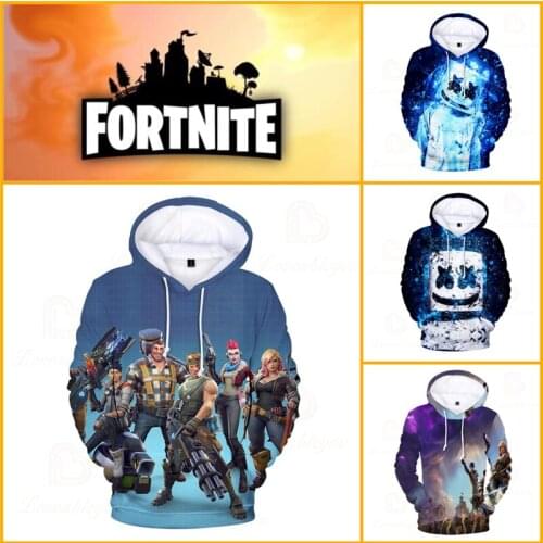 Fashion Thin Teen Clothes Fortnite Shooting Star Game 3d Jacket Boys Girls Tops Sweatshirt Hero Childrens Wear Kids Hoodie