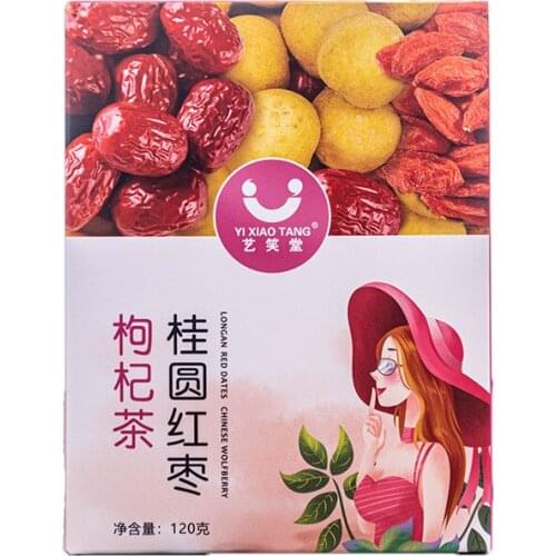Free shipping 120g Longan, Red Date, Wolfberry Tea, Red Date, Wolfberry Woman Combination, Herbal Tea, Boxed Teabag