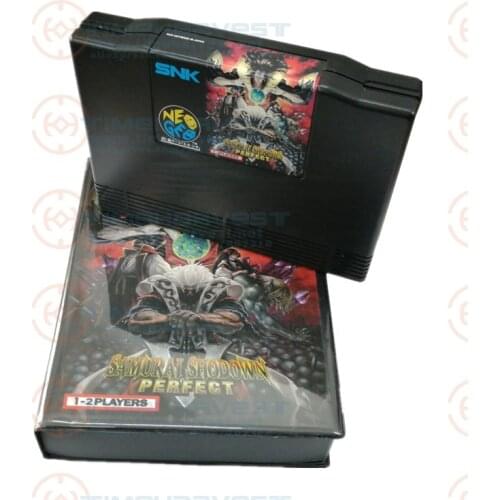 2021 New products AES Samurai shodown v perfect Game Cartridge Game box Home Card for original AES Console Boxed games Controler