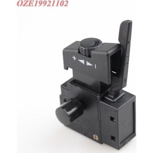 1pc Hand Electric Drill Switch 10mm Reversible / No positive and negative Variable Speed Hand Drill Switch FA2-6/1BEK