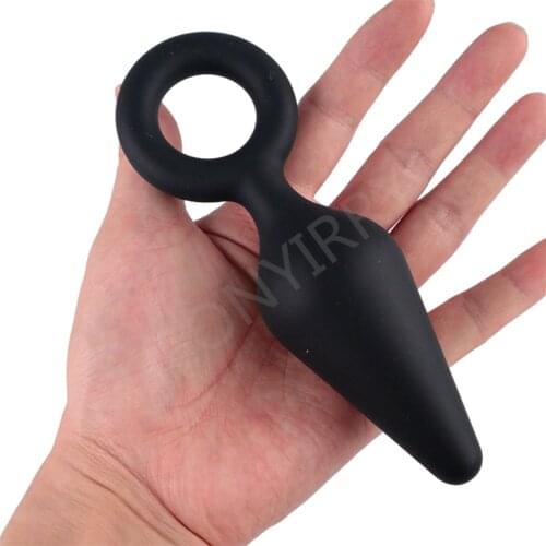 Silicone Anal Plugs Men and Women Anal Sex Masturbation Anal Sex Toys Pull Ring Anal Plugs Toys for Adults 18 Sex Toys Shop