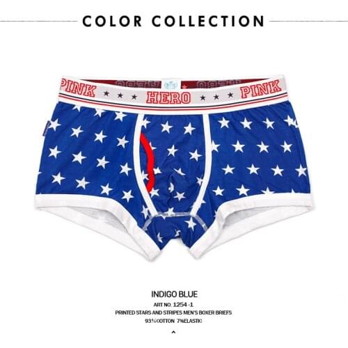 PINK HEROES Fade Lovers Man Straight Angle Underpants Mens Underwear Boxers Men Boxer Major Suit Demeanour Star