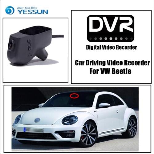 YESSUN for Volkswagen Beetle Car Driving Video Recorder DVR Mini Wifi Camera FHD 1080P Dash Cam Original Style