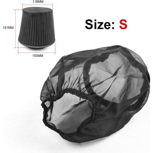 Air Filter Protective Cover Waterproof Oilproof Dustproof for High Flow Air Intake Filters Made of Dust Cloth Universal 1PC