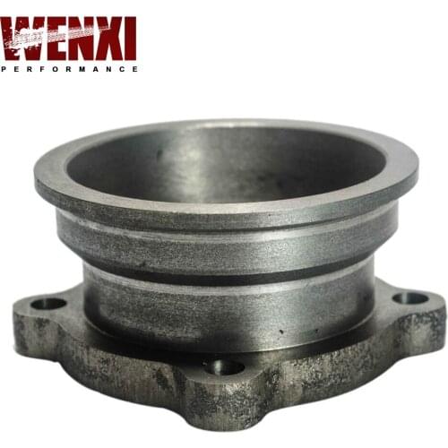 2.5" to 3" V-Band Turbo Downpipe Exhaust Flange Adapter 4 Bolts CONVERSION KIT WX4830