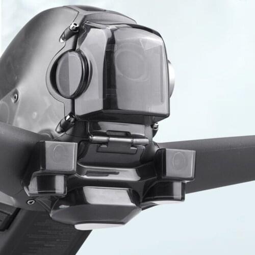 Protective cover gimbal/lens/ vision anti-collision cap folding portable for dji FPV drone accessories transparent black