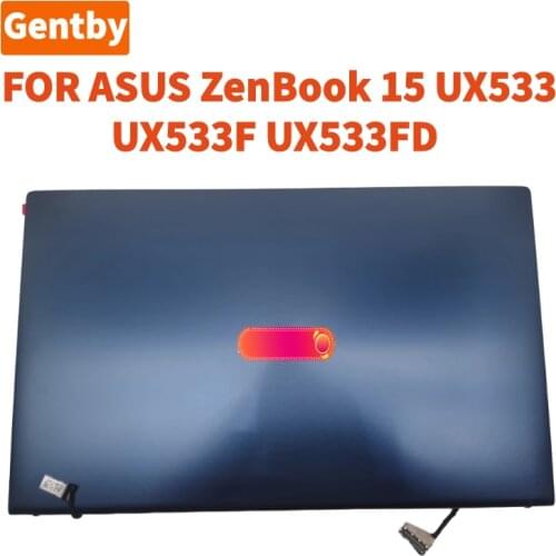 Original For Asus Zenbook 15 UX533 UX533FD LCD Screen Assembly 1920X1080 Silver Blue Color 15.6'' LCD Touch Display Replacement