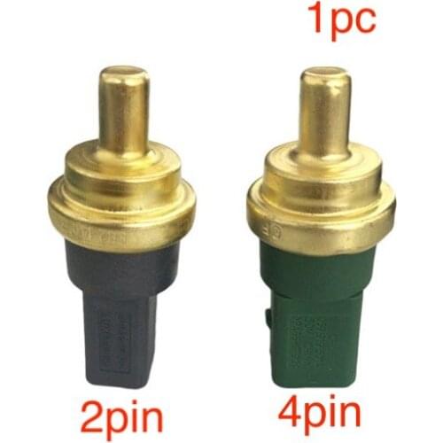 1pc 2pin 4pin for Audi new VW Passat Sagitar Touran POLO Lavida Skoda Superb Octavia water temperature sensor connector plug