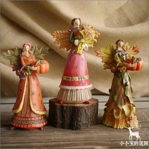 3PCS/SET FLOWER FAIRY AMERICAN GARDEN COURTYARD ROOM PASTORAL STYLE DECORATION CHILDRENS GIFT