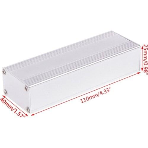 Aluminum Project Box Enclosure Case Electronic DIY Instrument Case 100x40x25mm