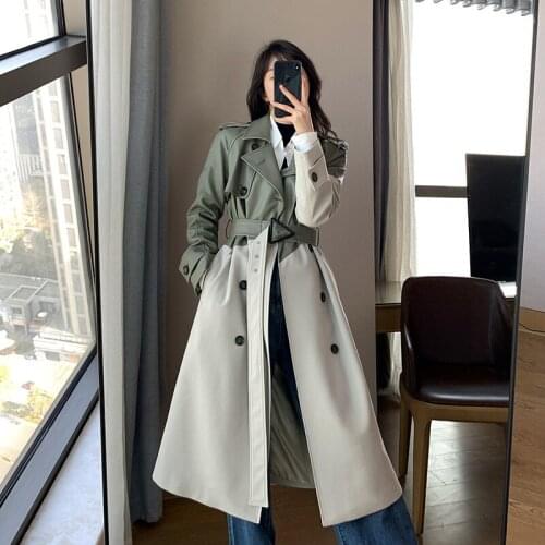 AUSO Women's Leather Raincoats China