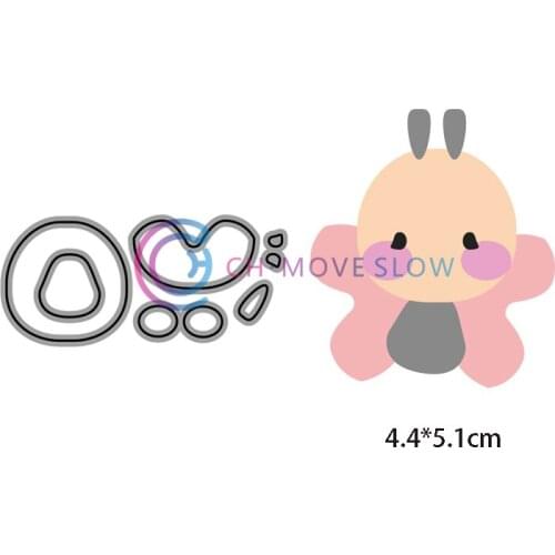 CH Baby Bee Stencil Metal Cutting Dies For Scrapbooking Practice Hands-on DIY Album Card Handmade Tools