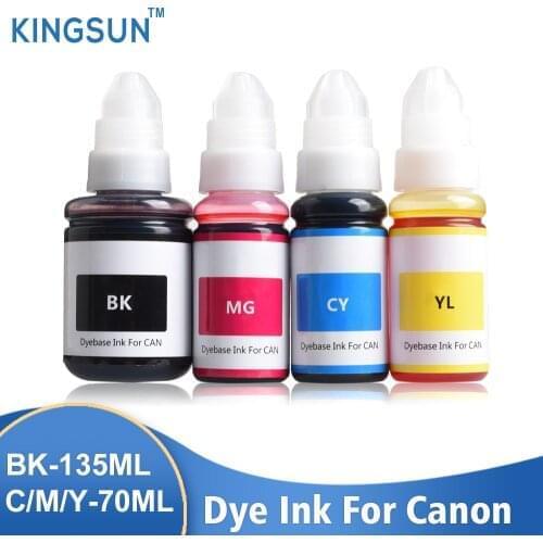 Refill Dye Ink For Canon GI-490 GI-790 GI-890 For Pixma G1000 G1100 G1400 G2000 G2100 G2400 G3000 G3400 G4000 inkjet printer