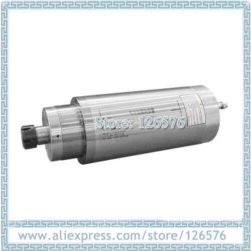GDK125-9-18Z/4.0-8.0 permanent power 4 Bearing spindle motor 4kw ER25 AC380V Water cooled spindle motor low speed 9000-18000rpm