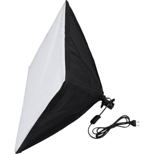 Hot-50 x 70cm Photo Video Studio Continuous Lighting Softbox E27 Holder Soft box