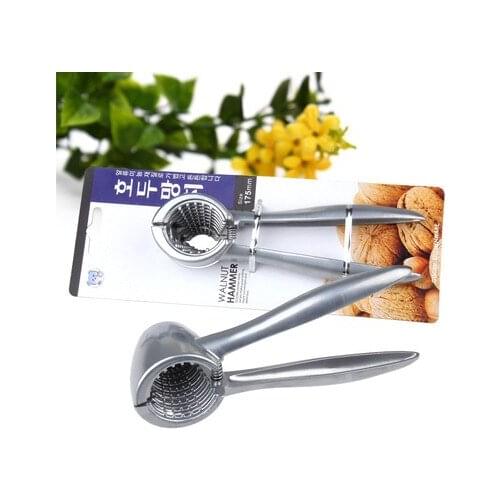 Inc Alloy Nutcracker Sheller Crack almond Walnut Pecan Hazelnut Filbert Nut Kitchen Nut Sheller Clip Tool Clamp Plier Cracker