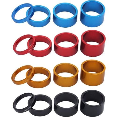 Road Bike Fixed Gear Fork Washer Set Replacement Aluminum Alloy Mountain Bicycle Fork Spacer Cycling Accessories