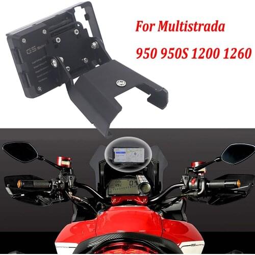 GPS Smart Phone Navigation Mount Mounting Bracket Adapter Holder For Ducati Multistrada 950 950S 1200 Enduro 1260 1260GT