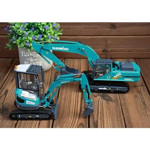 1:35 Scale Heavy Engineering Vehicle Simulation SWE385ES Excavator Model Alloy Diecast & Toy F Collection Gift Souvenir Display