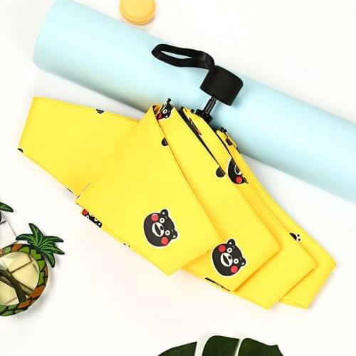 Mini Light Umbrella For Women Sunscreen Anti Ultraviolet Sunny Umbrella Windproof Portable Folding Parasol Cover Beach Umbrella
