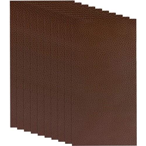 10Pcs Leather Repair Patch Adhesive Backing Leather Seat Patch Kit For Couch Furniture Sofa/Handbags/Jackets Repair Accessory