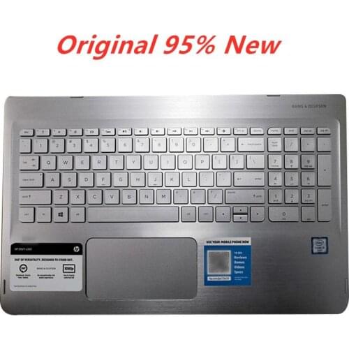NEW Laptop Palmrest Upper Case US Keyboard Touchpad for HP ENVY X360 15-W 15T-W M6-W Series 810965-DB1 807526-DB1 Silver