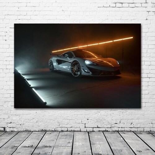 McLaren 620R Sport Car Supercar Wallpaper Supercar Posters Canvas Print Paintings Wall Art for Living Room Decor