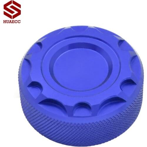 Motorcycle Rear Fluid Reservoir Tank Oil Fluid Cup Cover For Yamaha MT03 MT025 MT07 FZ07 MT09 FZ09 R3 R25 YZF R1 R6