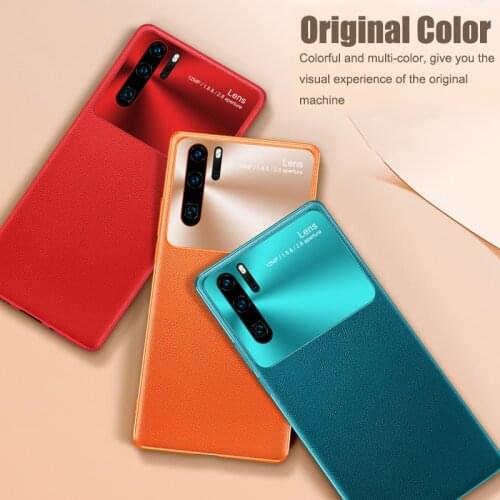 Luxury Ultra Thin Hard PC Business Phone Case For Huawei P30 P40 Pro Mate 20 30 Pro Case Cover Slim Black Shockproof Fundas