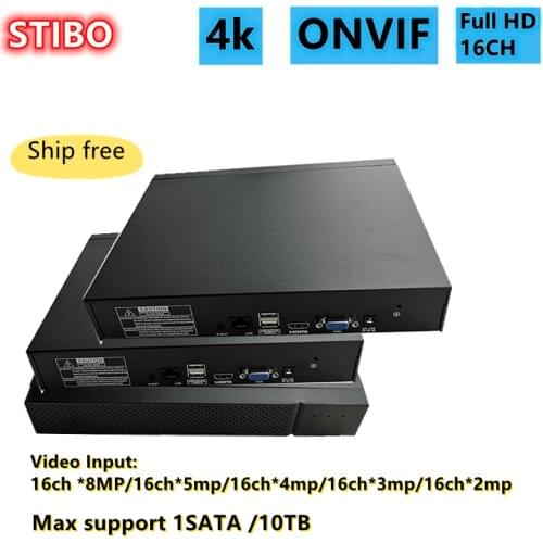 16CH 8.0MP/4K 1SATA NVR Support Max 10TB HDD/App mobile from Uniview Technology