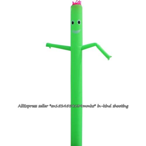 Air Dancer Sky Dancer Inflatable Tube Sky Puppet Man Puppet 20FT 6M for 45CM Blower (Green)