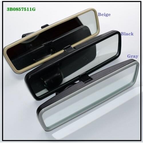 Beige Black Gray Interior Rear View Mirror For Golf MK4 MK5 Passat B5 B6 Bora Polo 3B0857511G 18D8575119B9