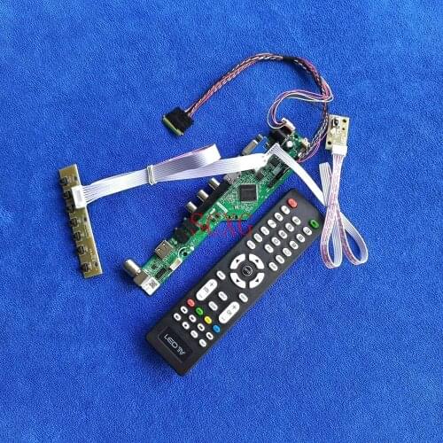 1366*768 For LTN156AT02-A02/A04/A11/B01/C01/C07/C10 HDMI-compatible VGA USB AV LVDS 40 Pin Matrix drive board Analog Kit LED/LCD