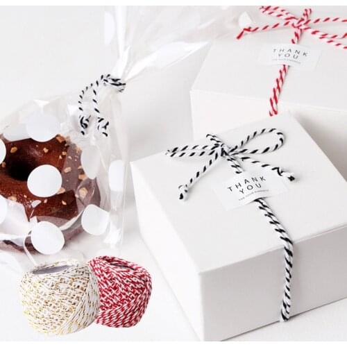 18m Six Colors Natural Hemp Rope Gift Box String Rope Floral Craft Burlap Wedding Birthday Party Tags Wrap Decor Party Supplies