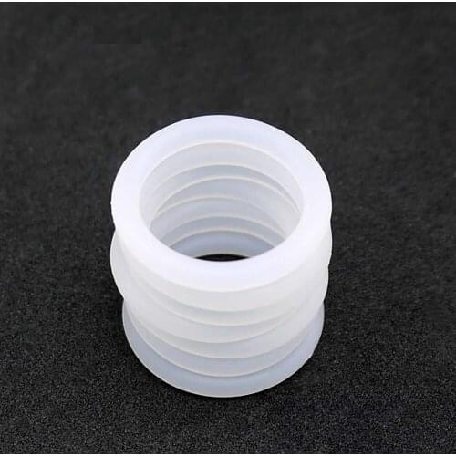 20pcs white Silicone O Ring CS 1.5mm OD 5~80mm Food Grade Waterproof And Insulated Washer Rubber O Shape Seal Gasket