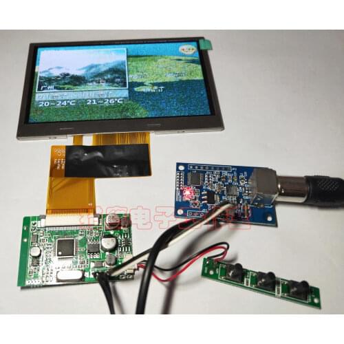 4.3 Inch Monitor Motherboard Driver Board Car Monitor Driver Circuit Board DIY Small TV