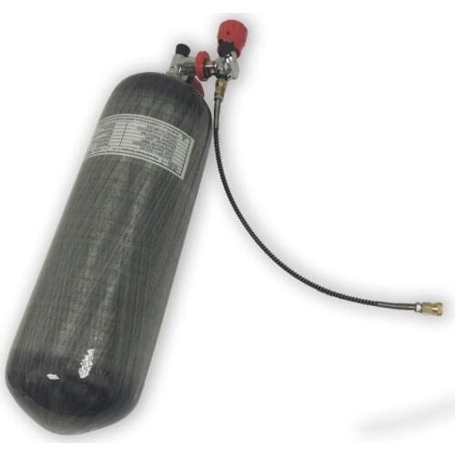 ACECARE airforce condor pcp air tank 9L rifle pressure 4500psi carbon fiber scuba air tank with gauge valve and station AC109101