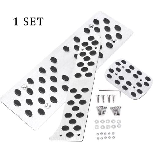 For VW Volkswagen Jetta Golf Passat Tiguan Touran Car Accelerator Fuel Foot Pedals Footrest Covers Pads Automatic Transmission