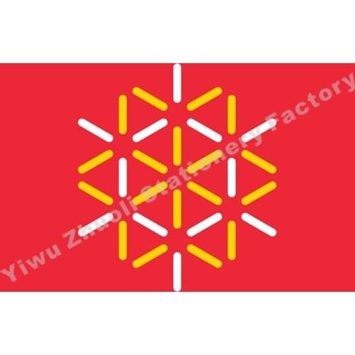 France Languedoc Roussillon2 Flag 150X90cm (3x5FT) 120g 100D Polyester Double Stitched High Quality Banner Free Shipping