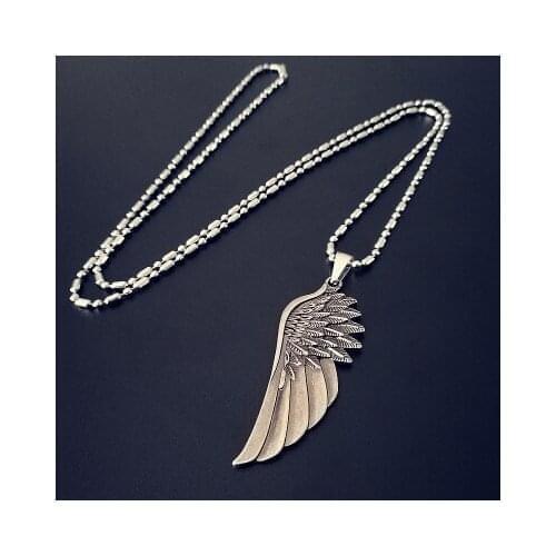 Literary original feather simple sweater necklace tide male long paragraph pendant wild clothes accessories sweater chain