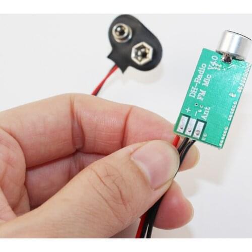 10pcs FM-M01 Mini bug Micro listener device 10pcs a pakage FM audio transmitter listening прослушка жучок мини