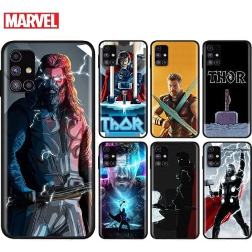 Marvel Avengers Thor For Samsung Note 20 10 9 8 Ultra lite Plus Pro F62 M62 M60 M40 M31S M21 M20 M10S Soft Phone Case