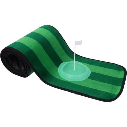 Outdoor Indoor Home Practice Golf Putting Mat Golf Training Aids 10' x 1