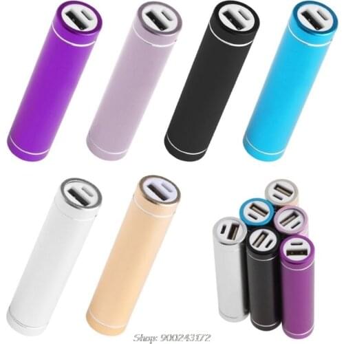 Portable USB Mobile Power Bank Case Battery Charger Pack Box for 1 x 18650 New O02 20 Dropship